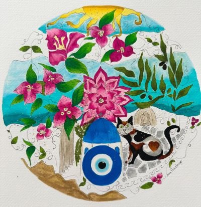 Mandala Chacana dance Flowers