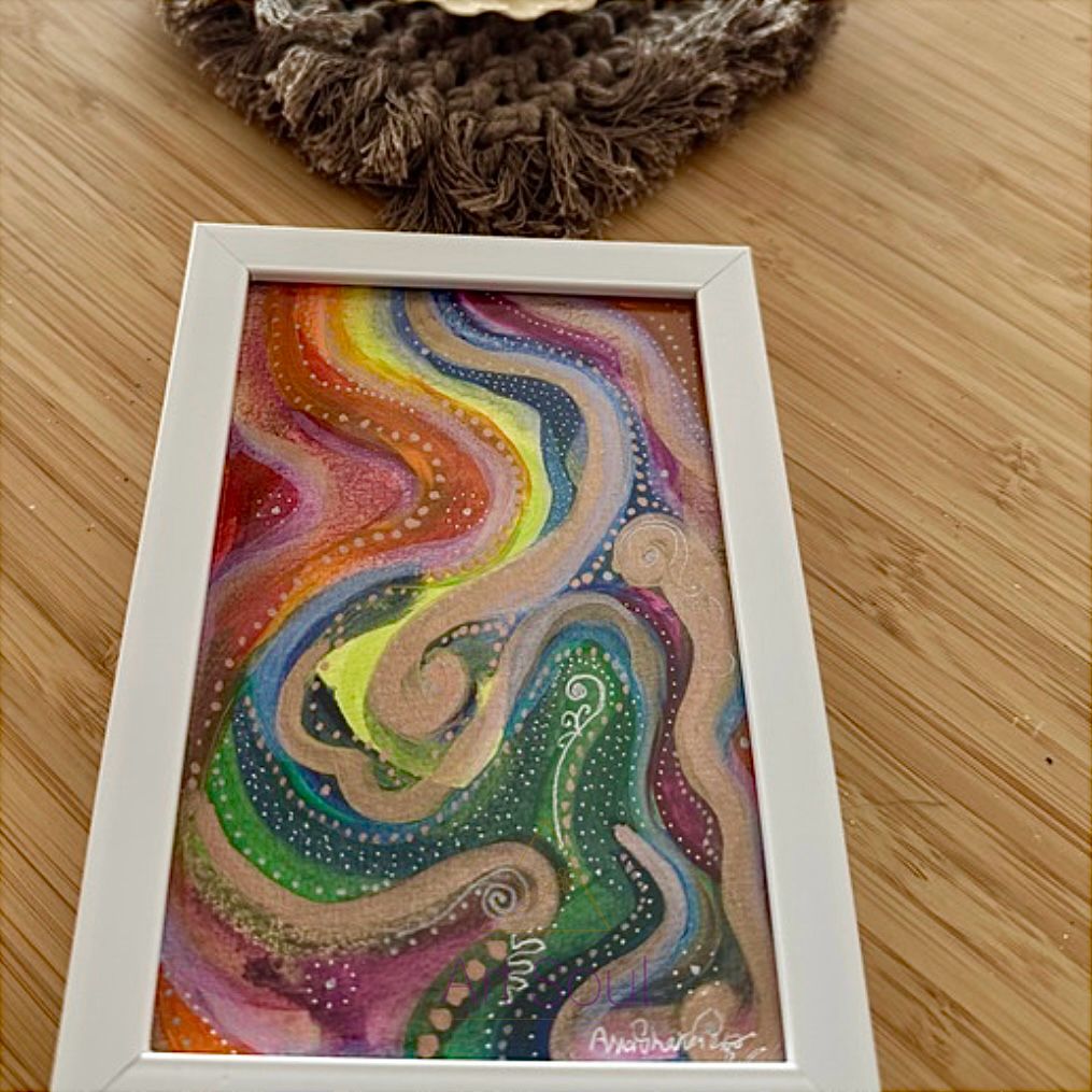 Aguarela Mandala Connection (essência divina)